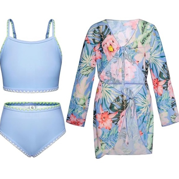 Grace Karin 3-Piece Swimsuit Size 10Y - Picture 1 of 8